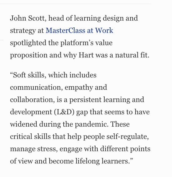 John Scott quoted in Forbes on storytelling in learning